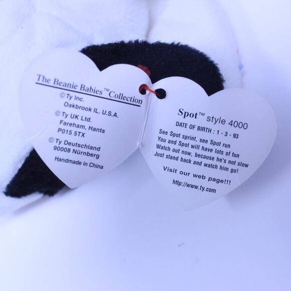 TY Vintage Dog "Spot" Beanie Baby - Picture 2 of 8